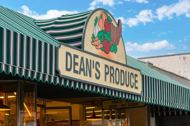 a view of a street with an outdoor stairs