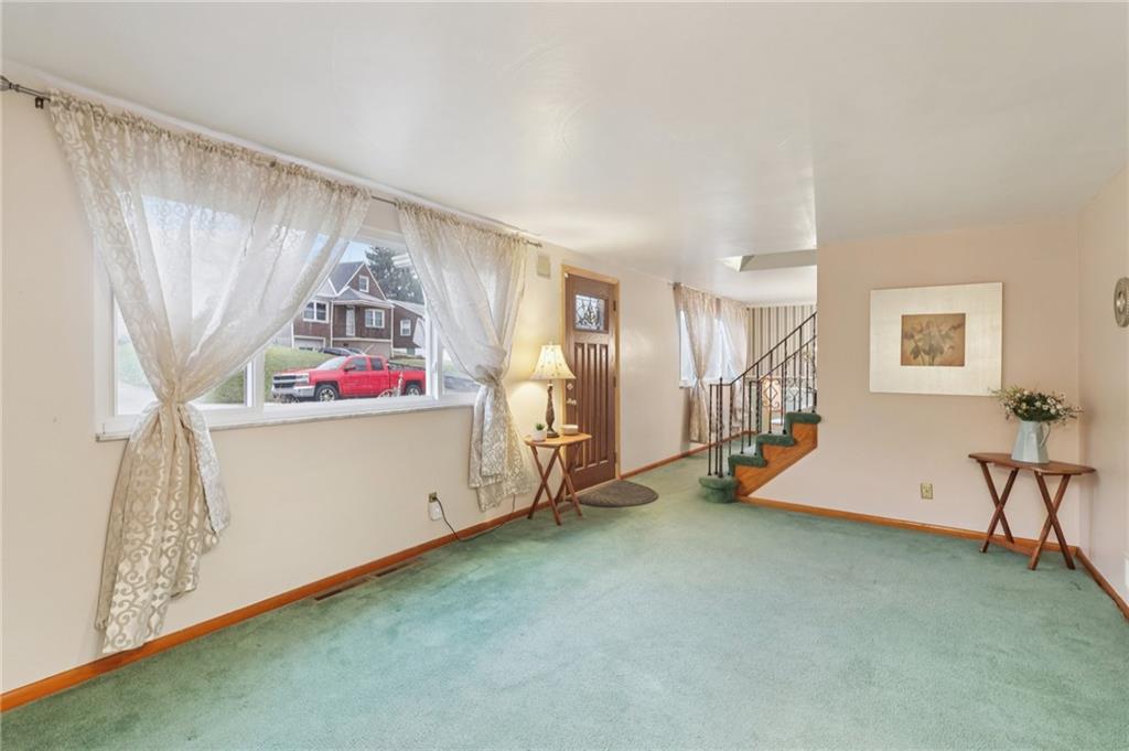 631 George Street Turtle Creek, PA 15145 - Photo 7 of 44 a view of a livingroom with furniture and garage