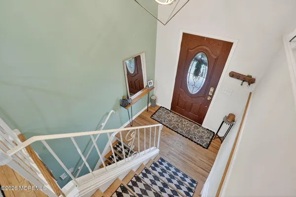 a view of stairs and with stairs