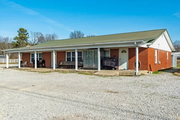 front view of a house with a porch