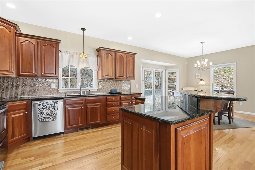 1 Pioneer Drive Palmer, MA 01069 - Photo 12 of 31 a kitchen with granite countertop a sink cabinets and window