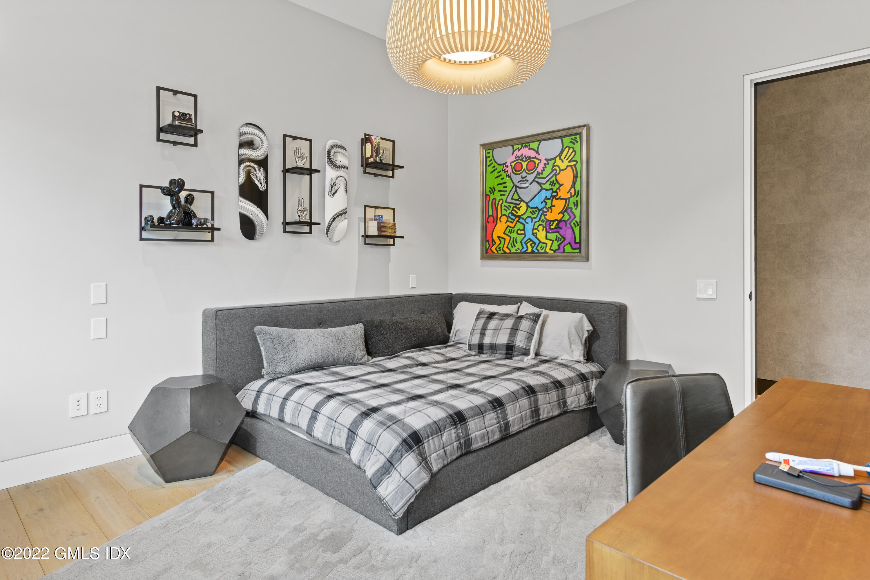 34 Beechcroft Road Greenwich, CT 06830 - Photo 23 of 25 a bedroom with two beds and painting on the wall