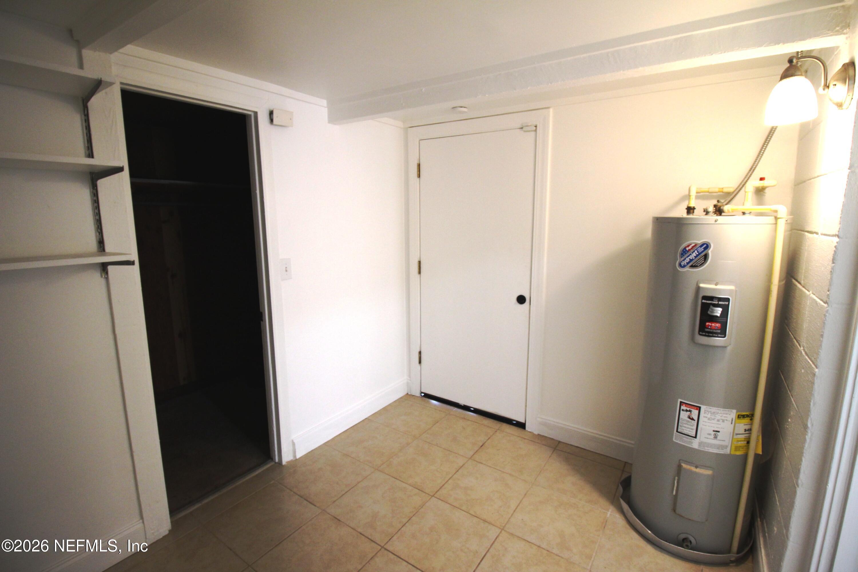 1304 King Arthur Road Jacksonville, FL 32211 - Photo 25 of 25 a view of storage and utility room with refrigerator