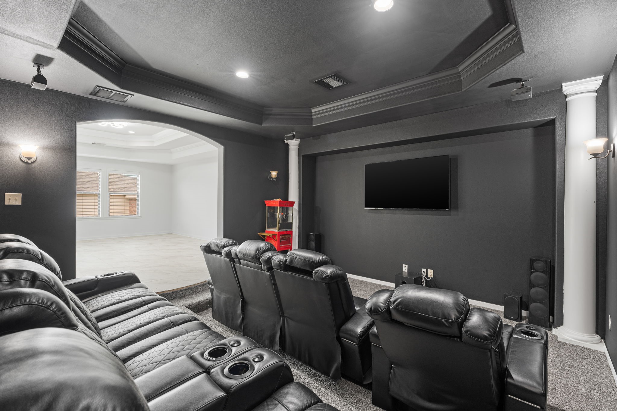 20410 Trumbull Ridge Cypress, TX 77433 - Photo 40 of 50 Media room with speakers, proyector included