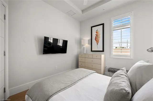 a view of a hallway with washer and dryer