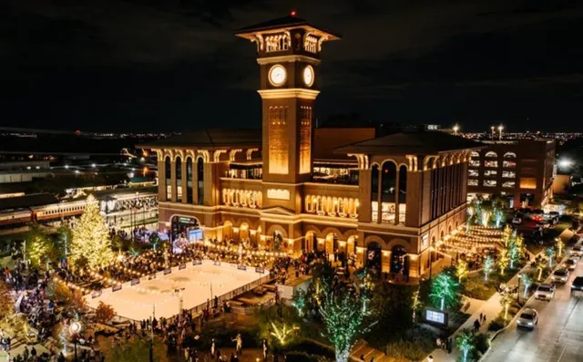 a front view of a building