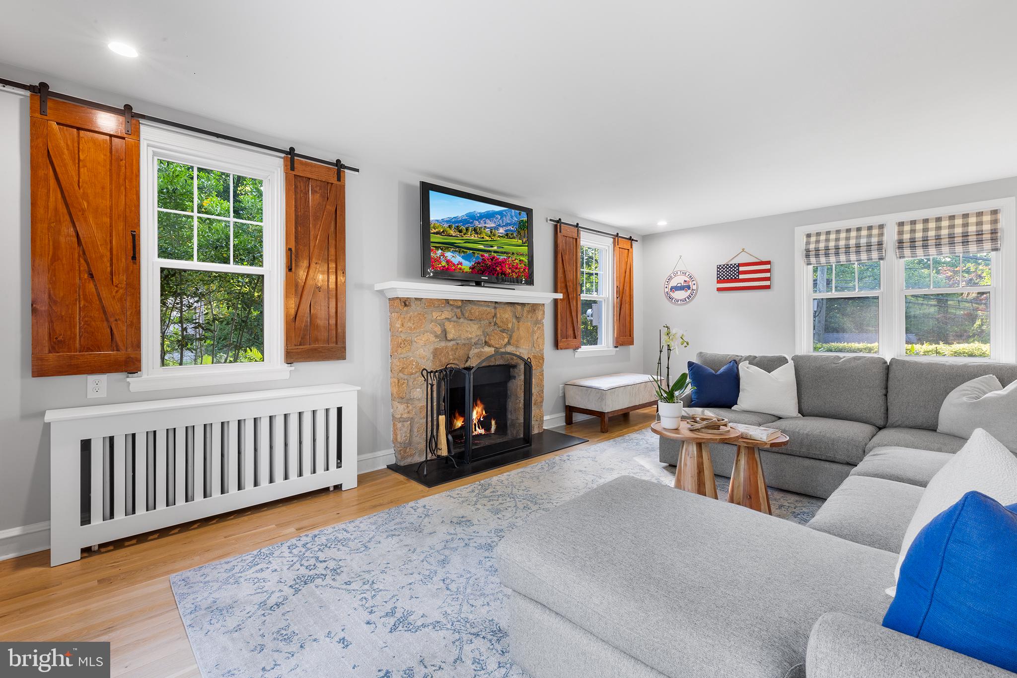 420 Berwyn Baptist Road Devon, PA 19333 - Photo 7 of 33 a living room with furniture and a fireplace