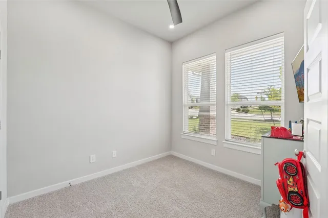 a view of a livingroom with furniture