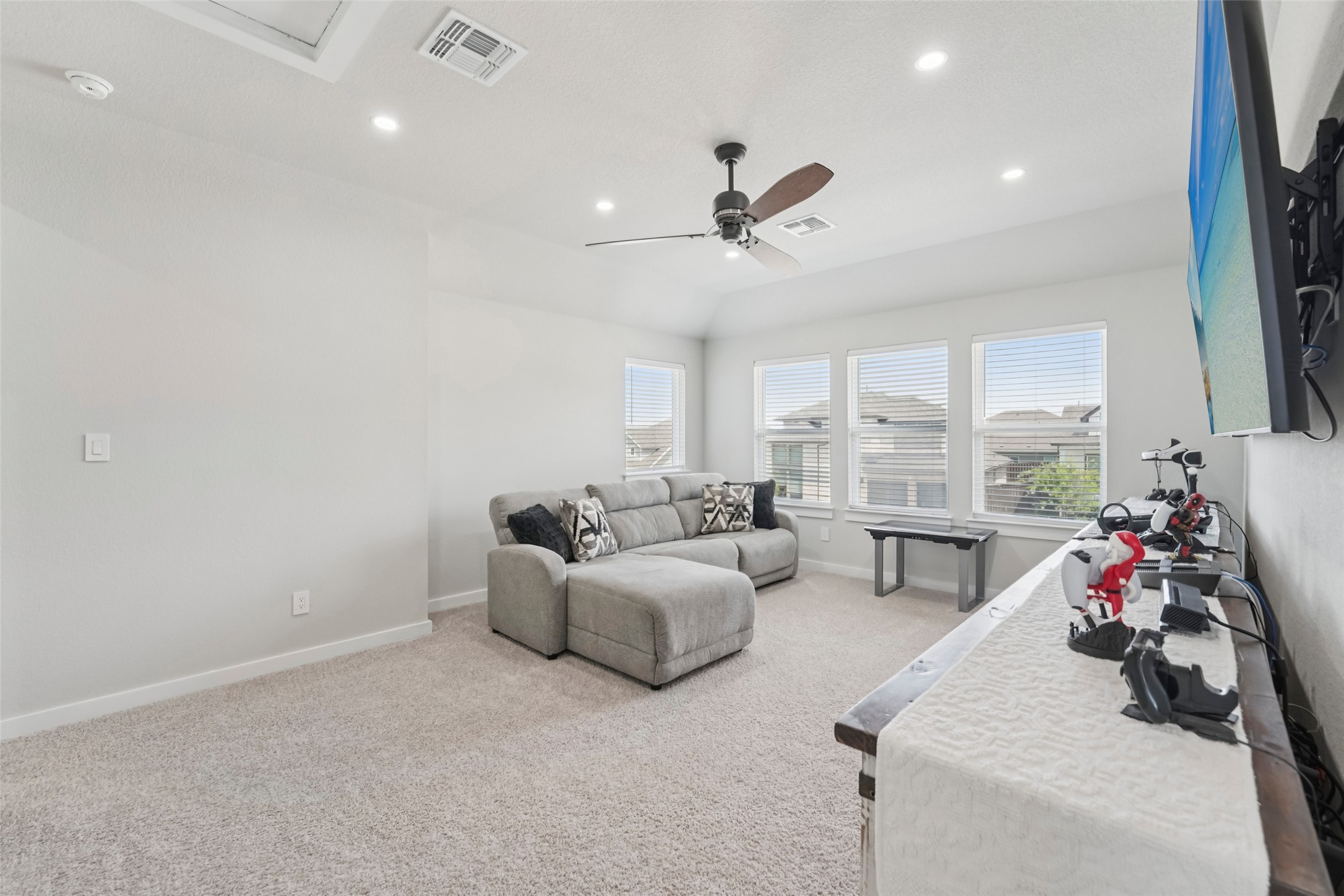 1108 Sweetspire Street Leander, TX 78641 - Photo 8 of 39 a living room with furniture and a large window