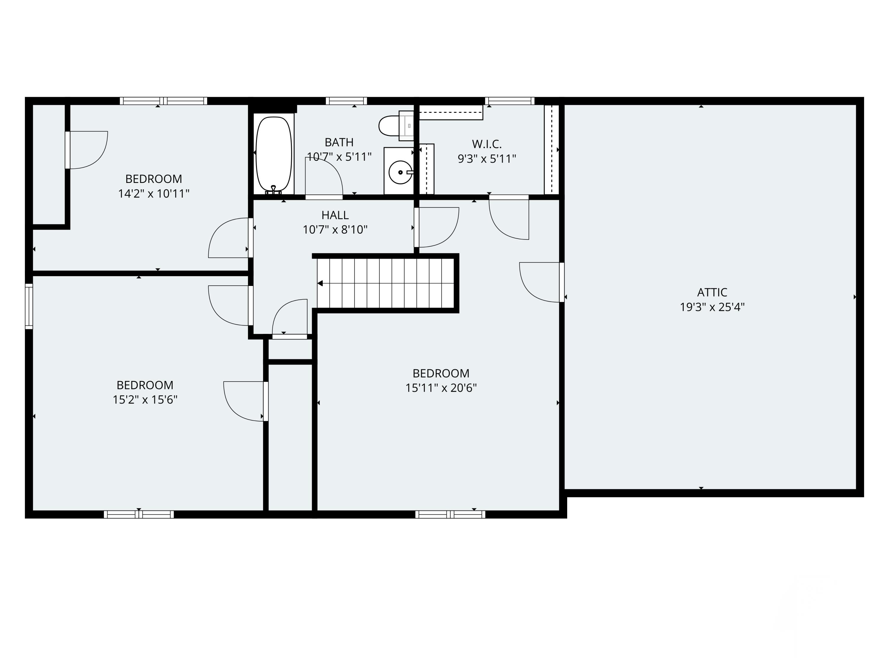 2 Roaring Rock Road York, ME 03909 - Photo 54 of 54 Second Level Floorplan