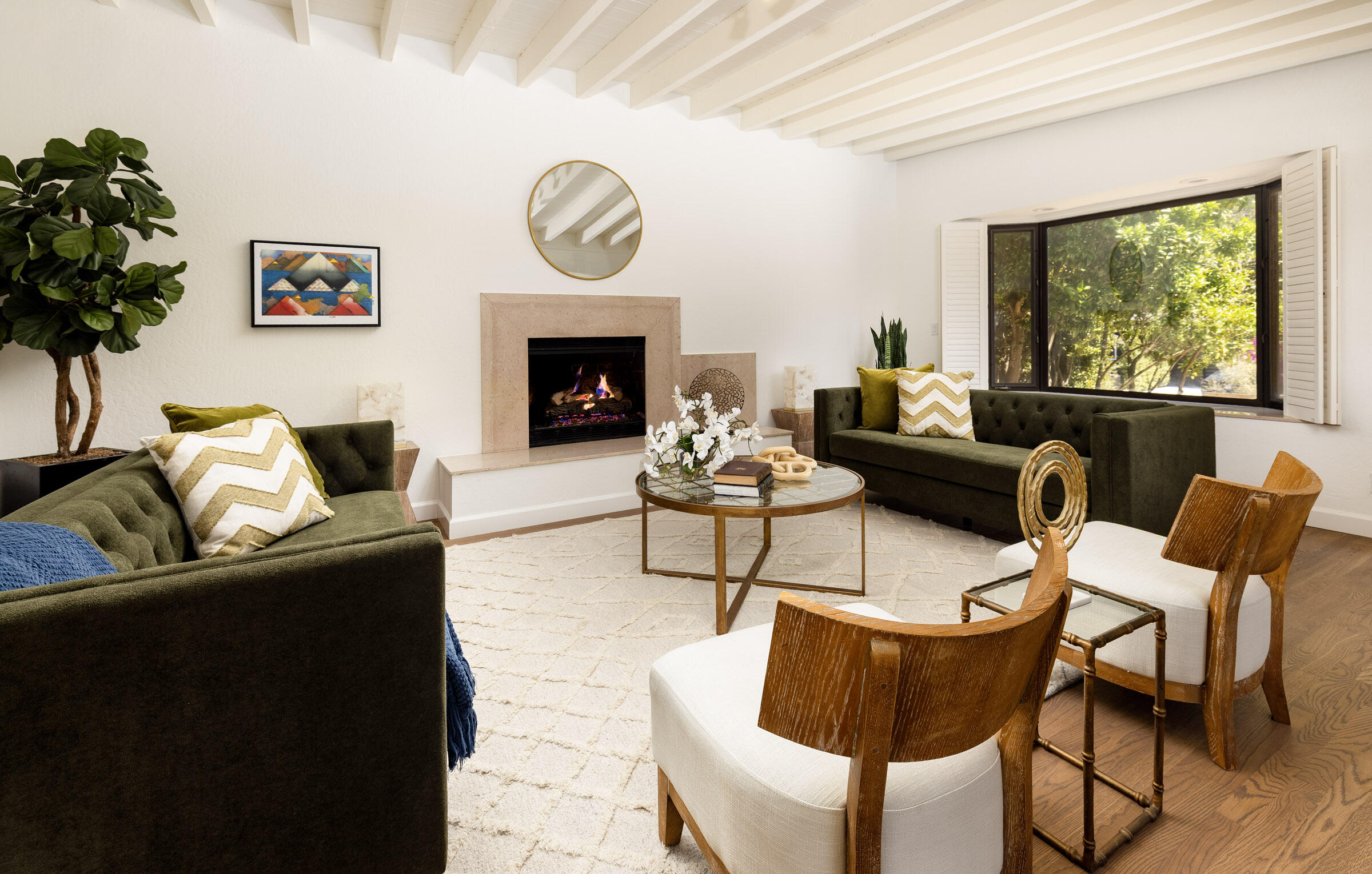 1330 West Valerio Street Santa Barbara, CA 93101 - Photo 8 of 31 Living Room w/ bay window