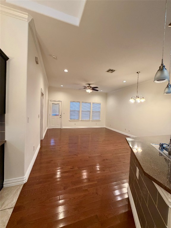 398 Mesa Drive, Unit C Del Valle, TX 78617 - Photo 5 of 21 a view of livingroom and hardwood