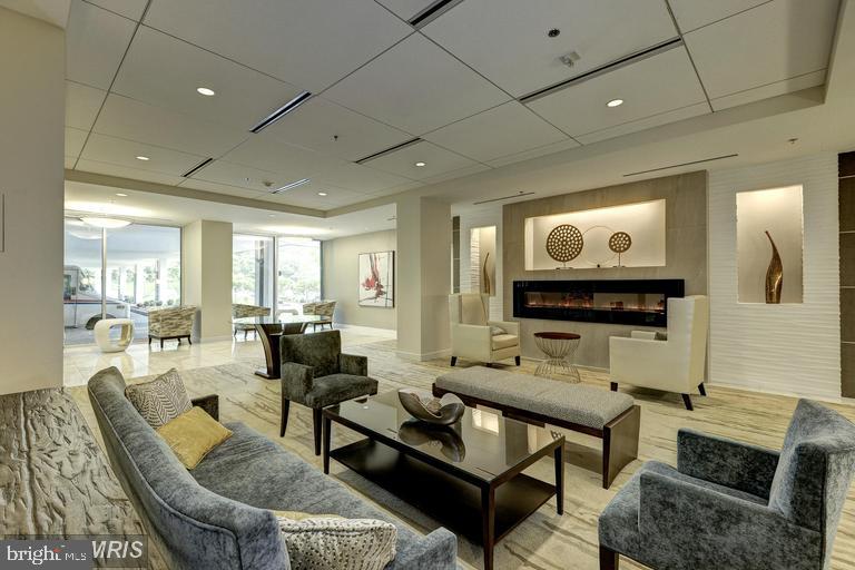 5101 River Road, Unit 1515 Bethesda, MD 20816 - Photo 32 of 33 Welcoming Lobby with 24 Hour Desk