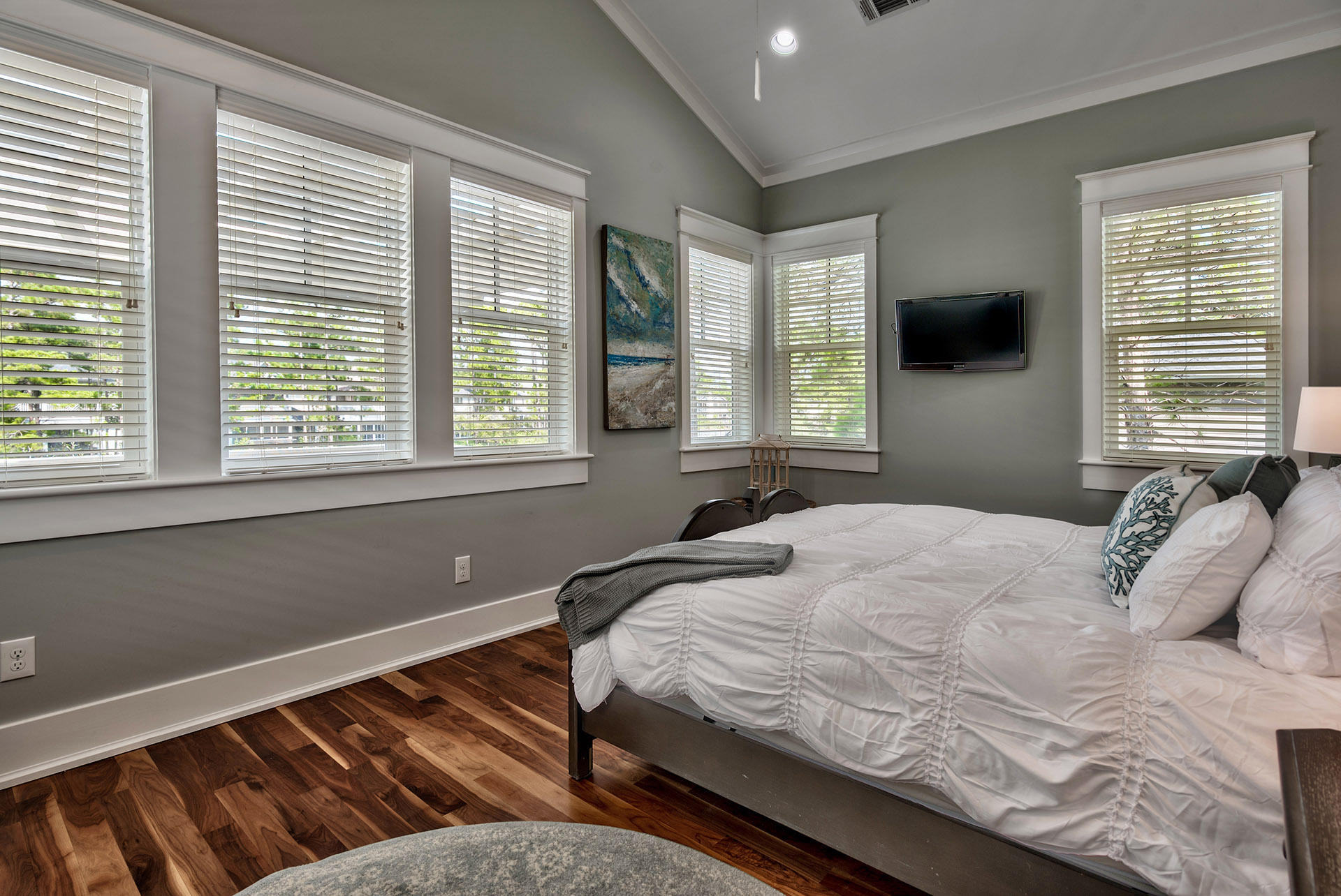 191 Plimsoll Way Santa Rosa Beach, FL 32459 - Photo 24 of 49 a bedroom with a bed and a large window