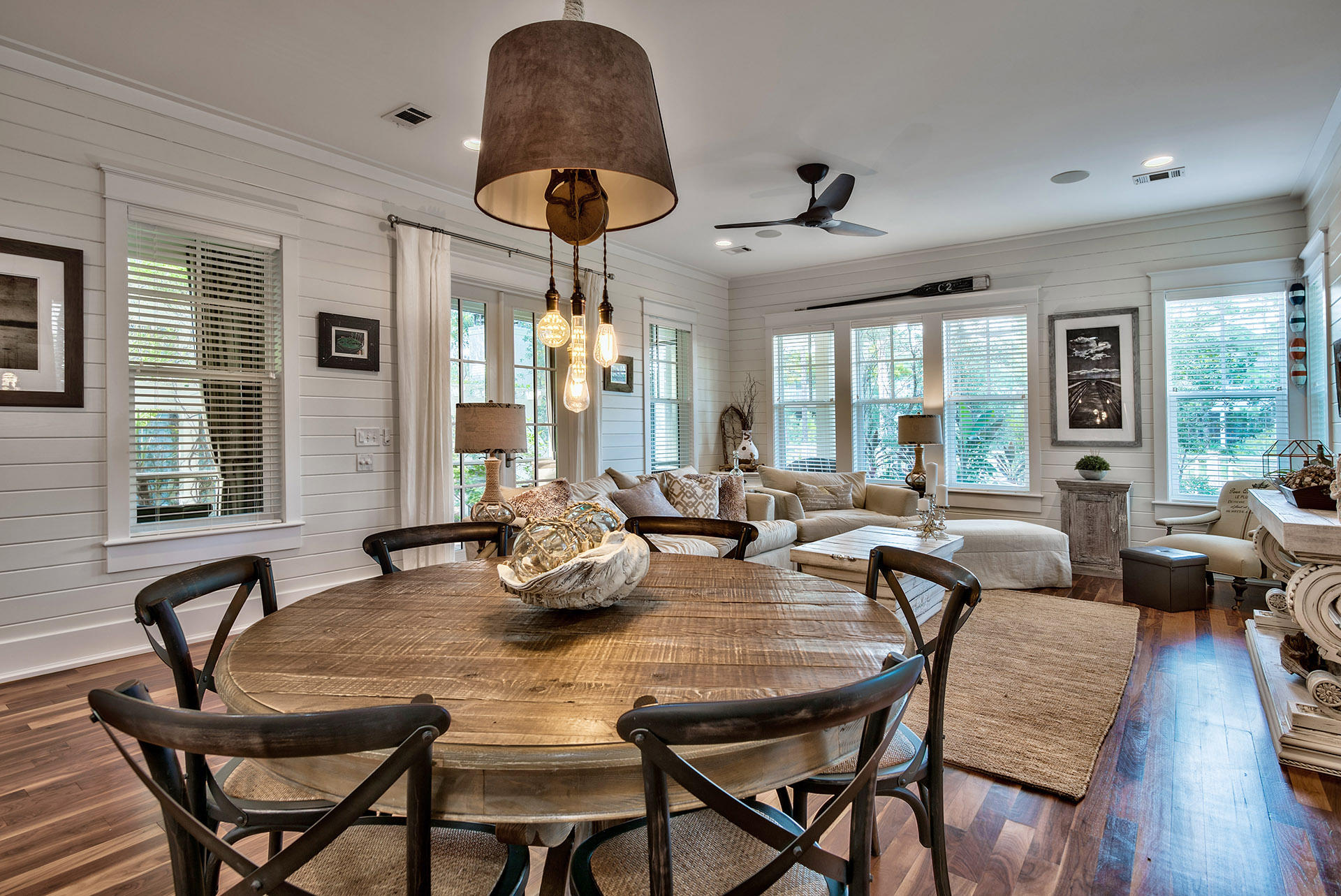 191 Plimsoll Way Santa Rosa Beach, FL 32459 - Photo 9 of 49 a view of a dining room with furniture window and wooden floor
