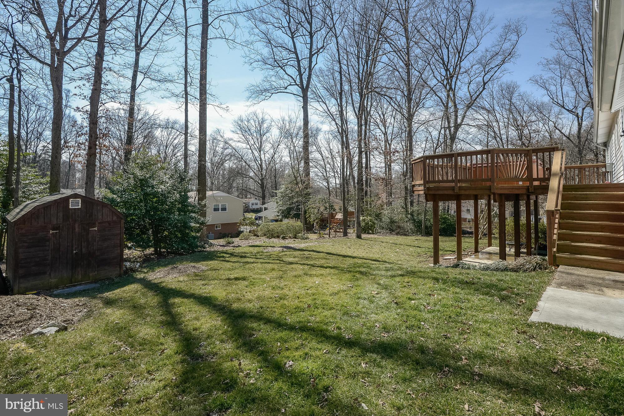 8307 Brixton Street Springfield, VA 22152 - Photo 24 of 30 Large back yard