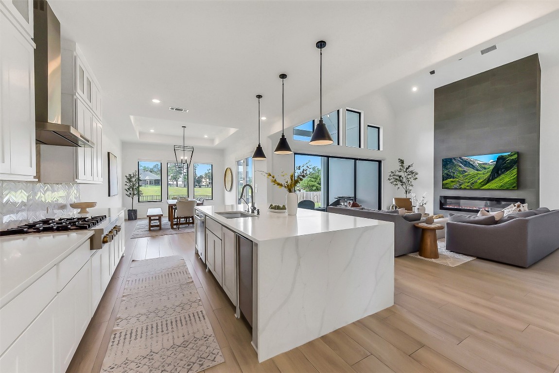 4903 Lagos Lagoon Way Spring, TX 77389 - Photo 15 of 49 Island has a built in icemaker under the counter perfect for everyday and entertaining.