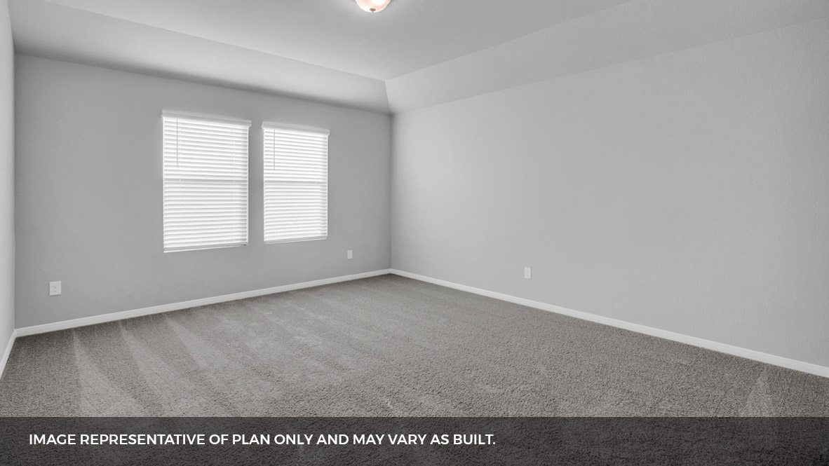 268 Mountain Pea Road Kyle, TX 78640 - Photo 14 of 18 an empty room with wooden floor and windows