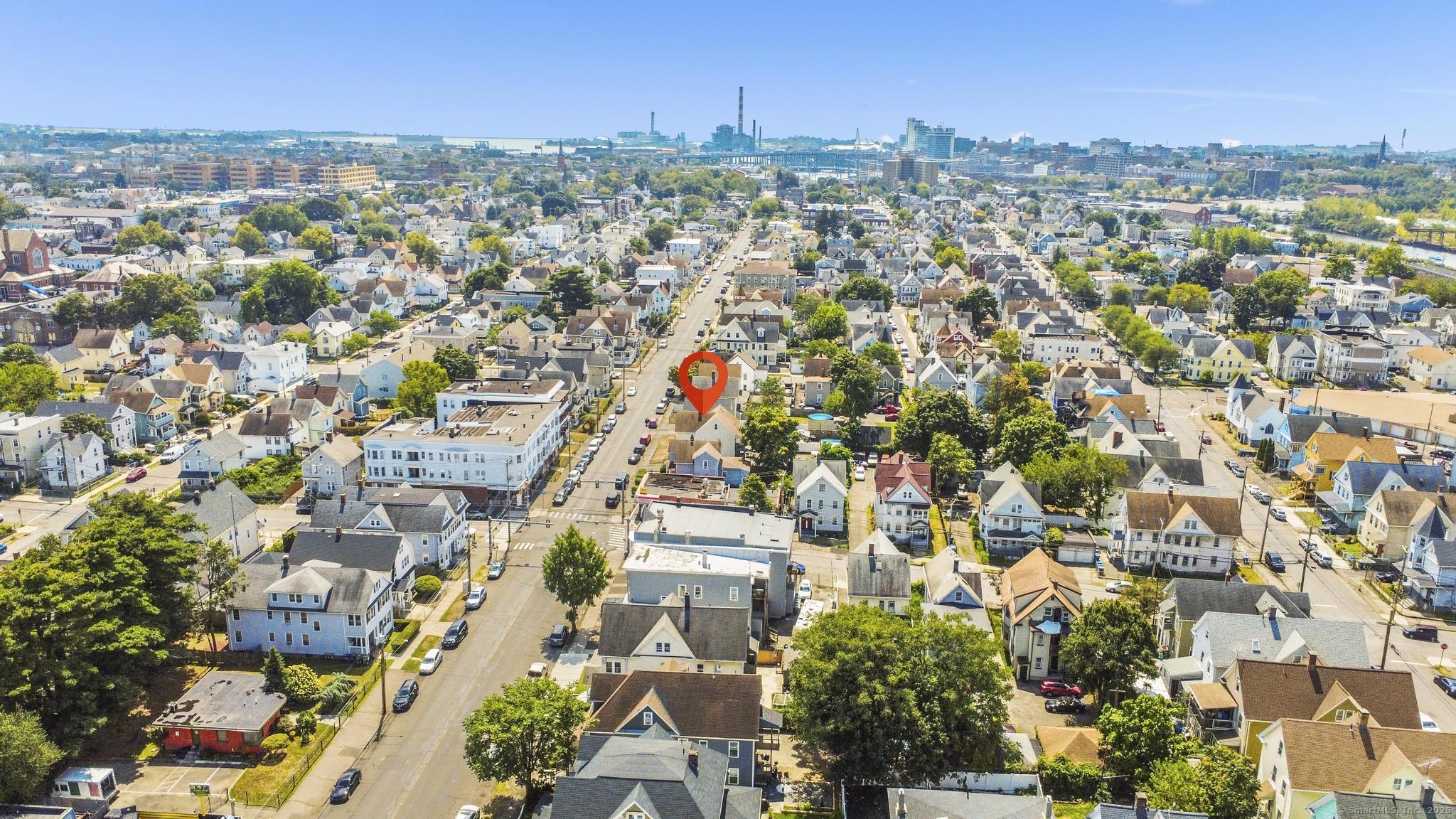 857 Noble Avenue, Unit 1 Bridgeport, CT 06608 - Photo 16 of 16 an aerial view of multiple house