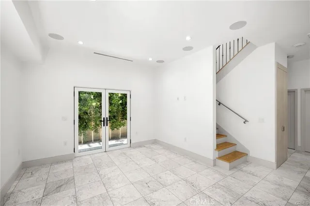 a view of an entryway with staircase