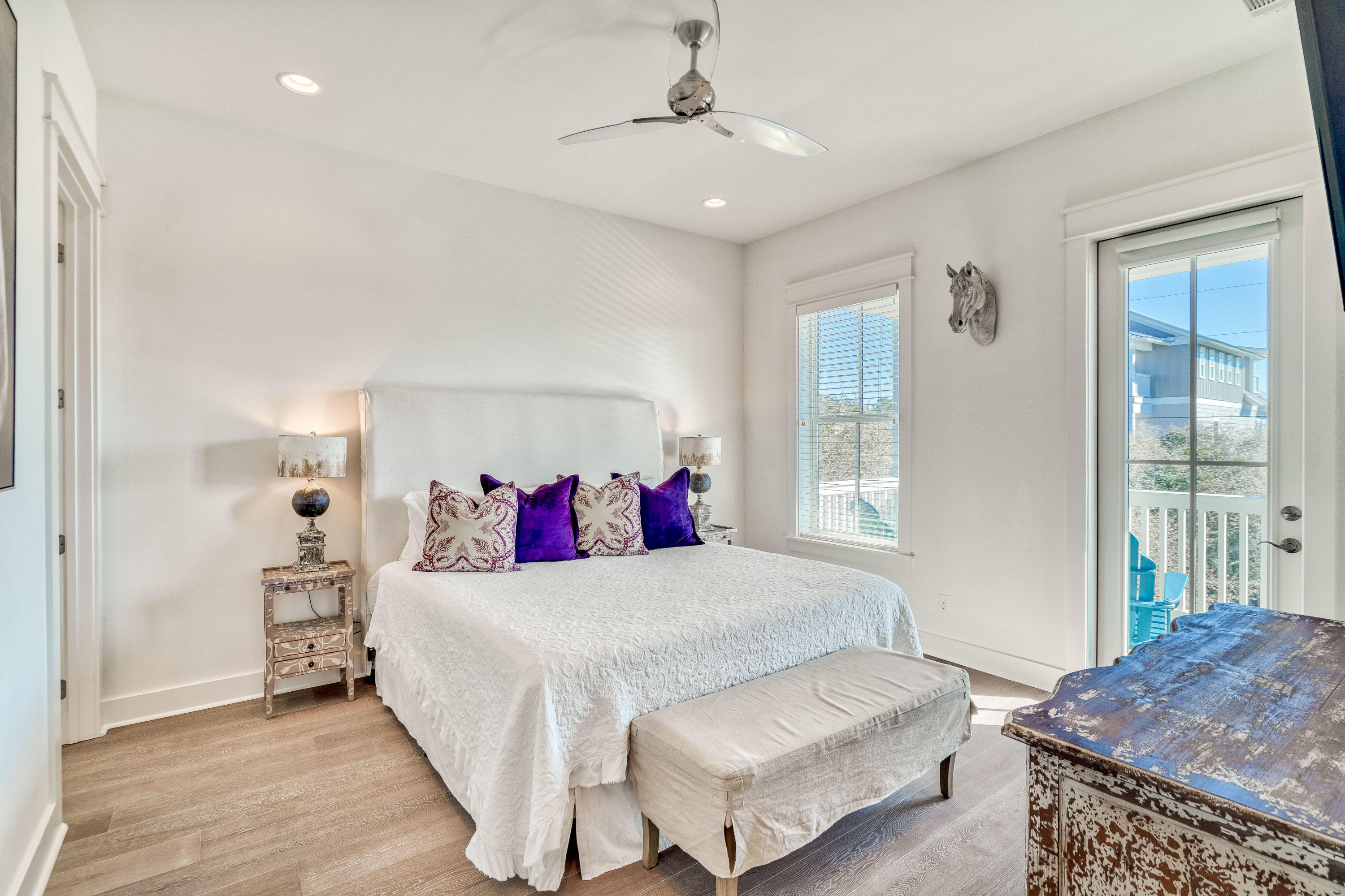 101 A St Inlet Beach Inlet Beach, FL 32461 - Photo 33 of 47 a bedroom with a large bed and a window