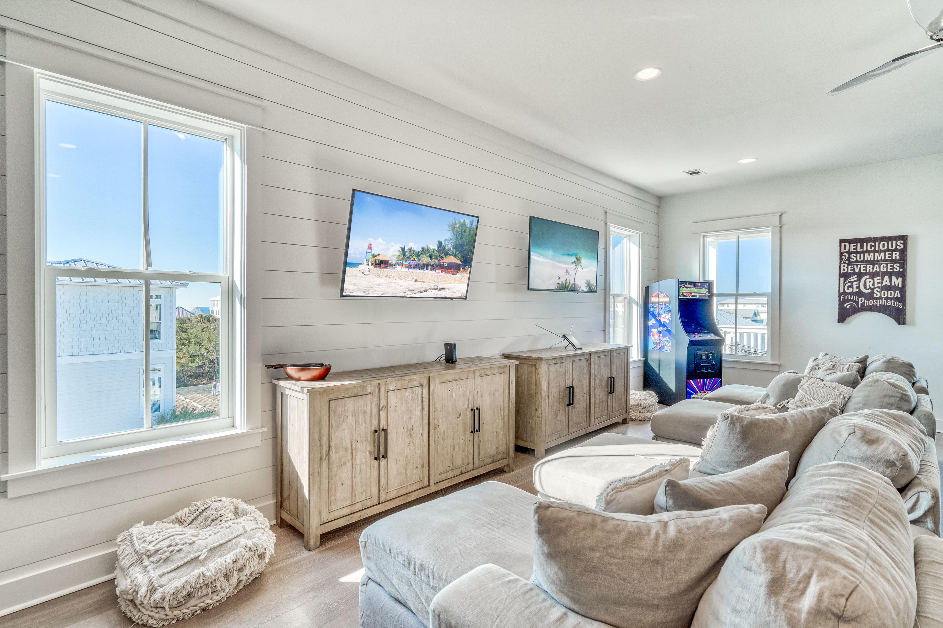 101 A St Inlet Beach Inlet Beach, FL 32461 - Photo 37 of 47 a living room with furniture and a window
