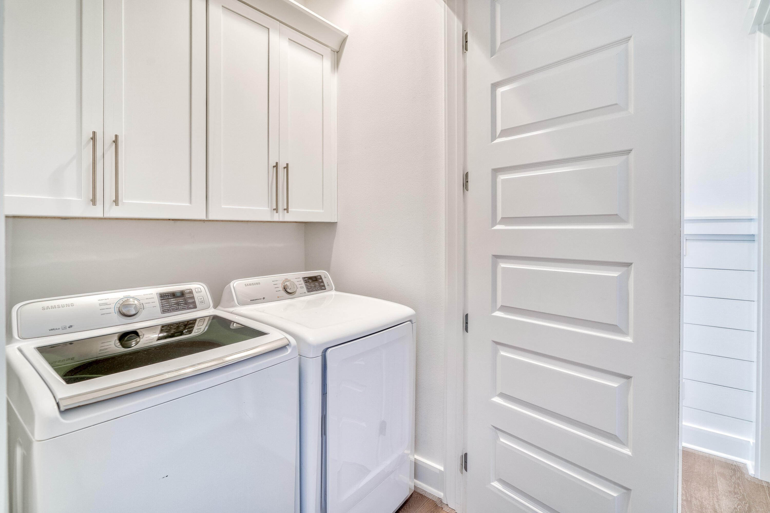 101 A St Inlet Beach Inlet Beach, FL 32461 - Photo 45 of 47 a view of storage and utility room with washer and dryer