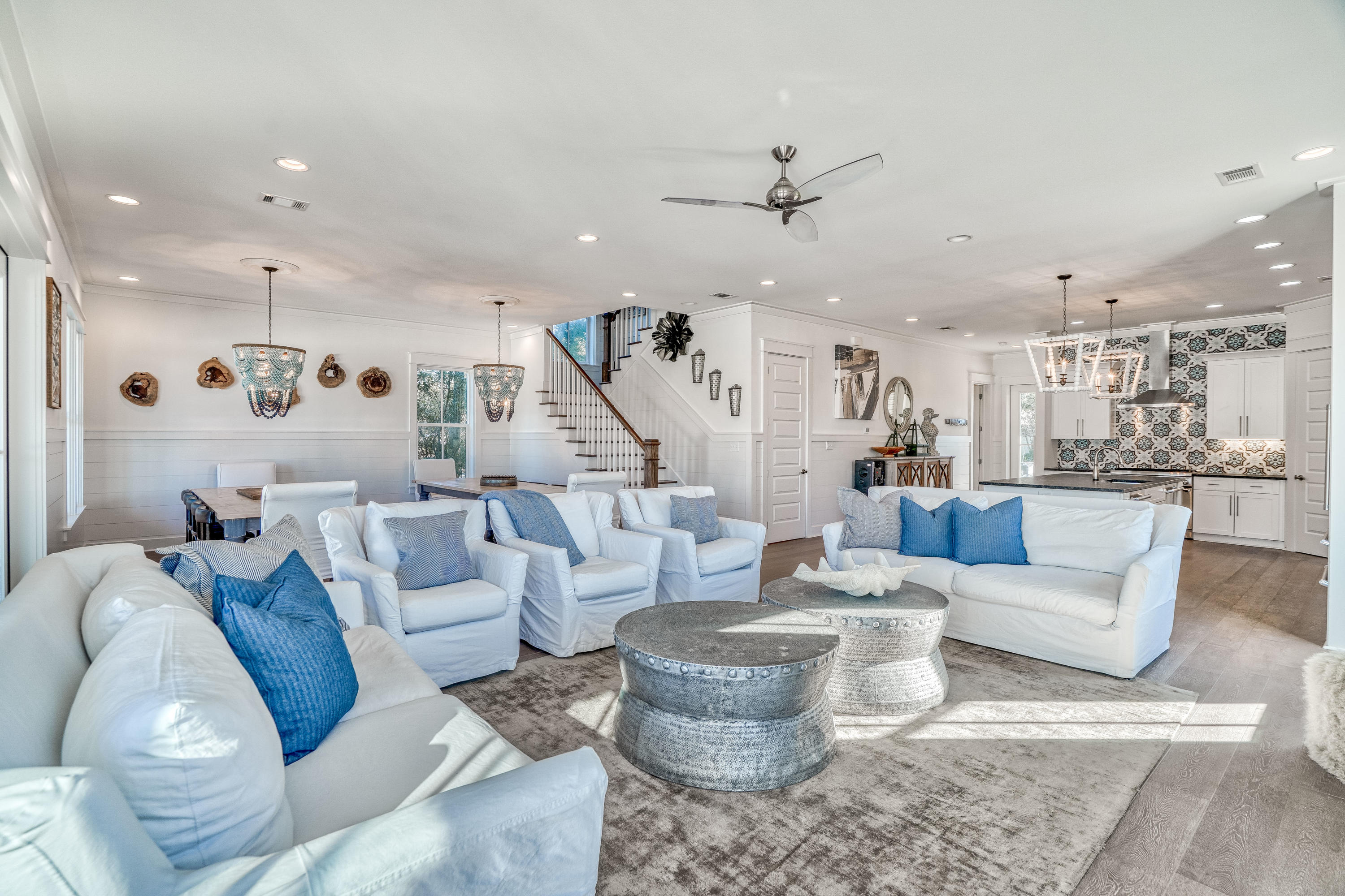 101 A St Inlet Beach Inlet Beach, FL 32461 - Photo 8 of 47 a living room with furniture and a large window