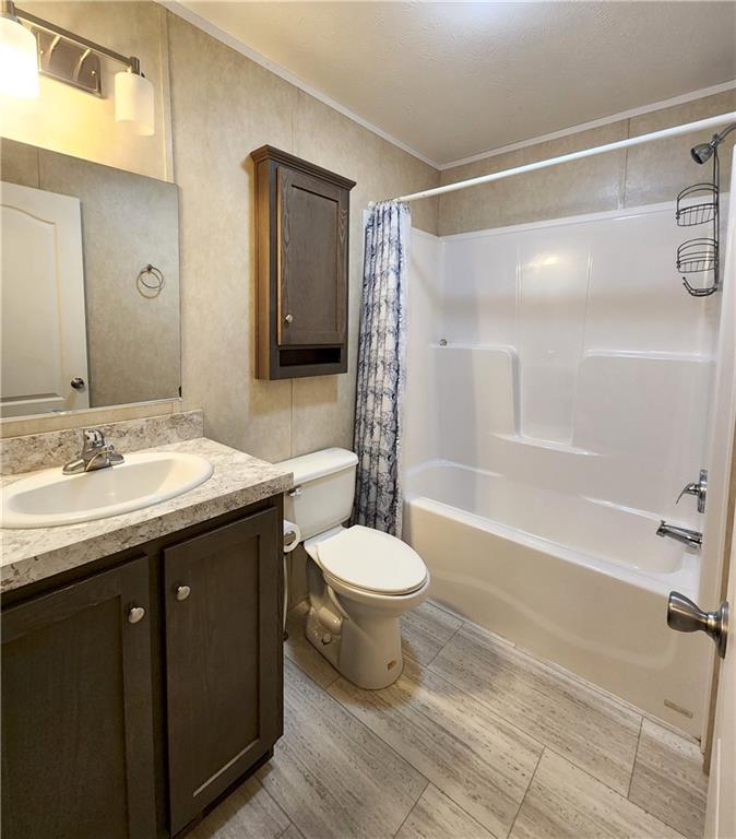 355 Route 30, Unit 89 Clinton, PA 15026 - Photo 10 of 13 a bathroom with a granite countertop sink toilet and shower