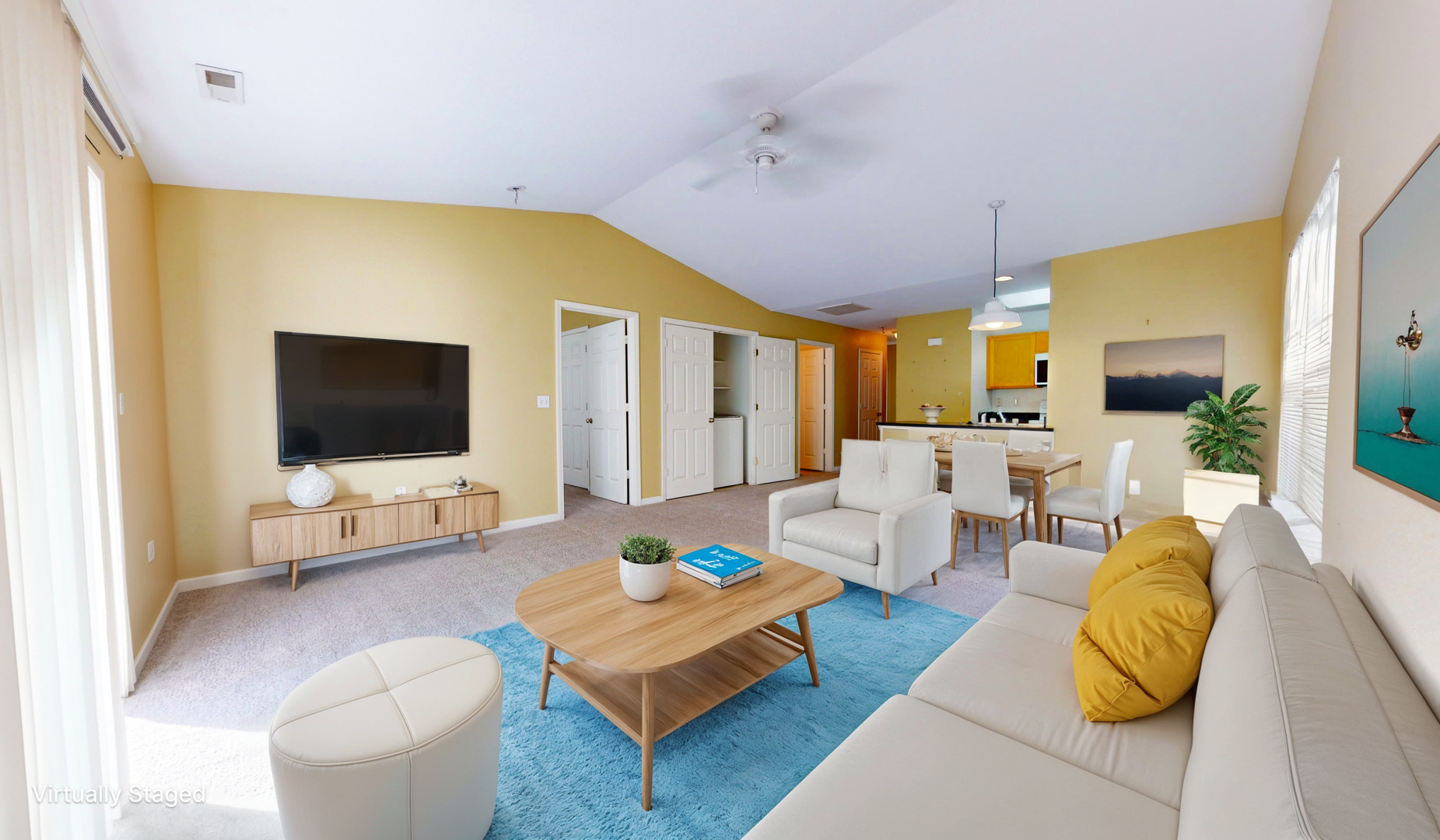 609 Corey Lane Champaign, IL 61822 - Photo 2 of 10 a living room with furniture and a flat screen tv
