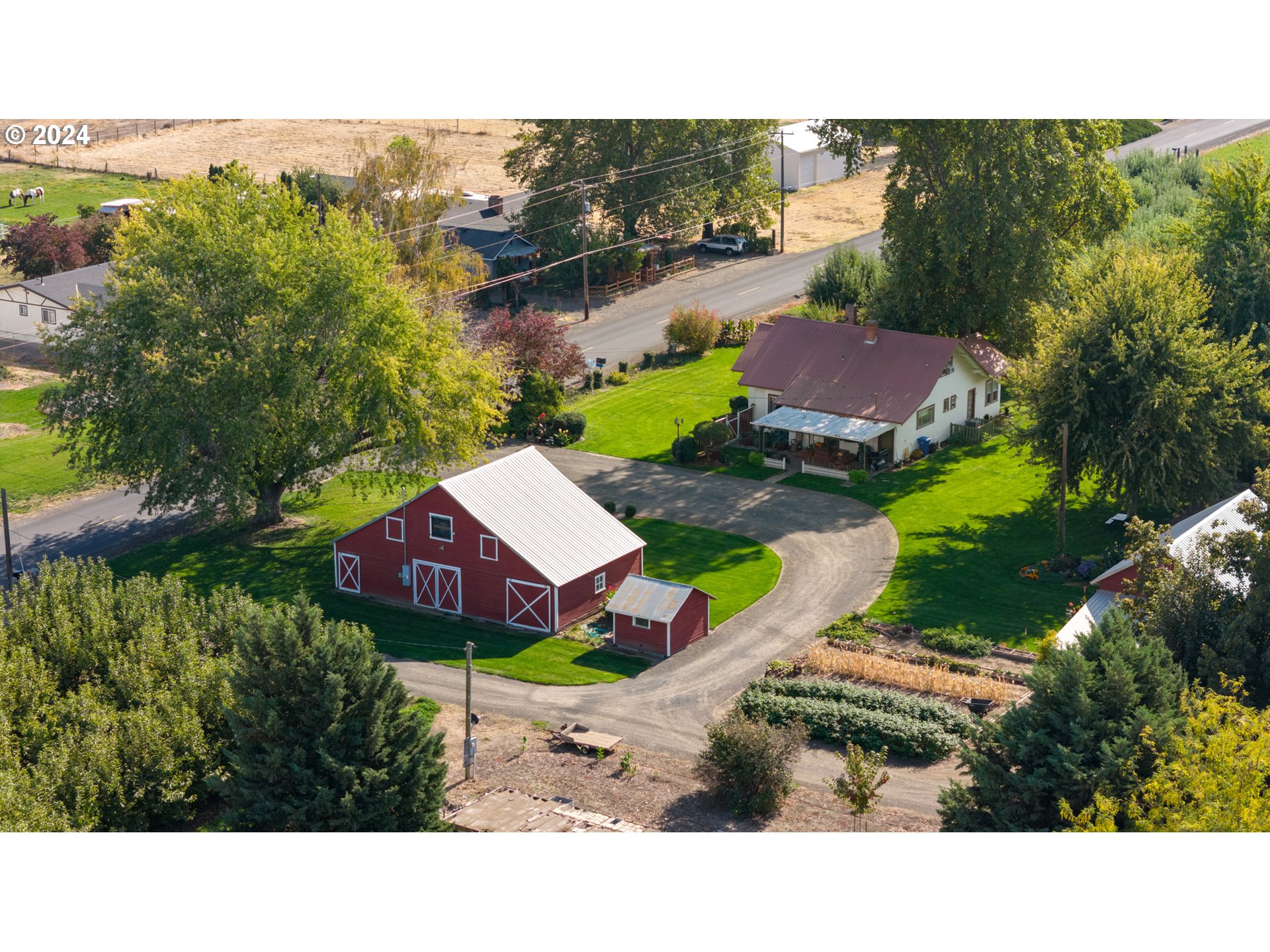 84768 Eastside Road Milton Freewater, OR 97862 - Photo 6 of 43 a aerial view of a house