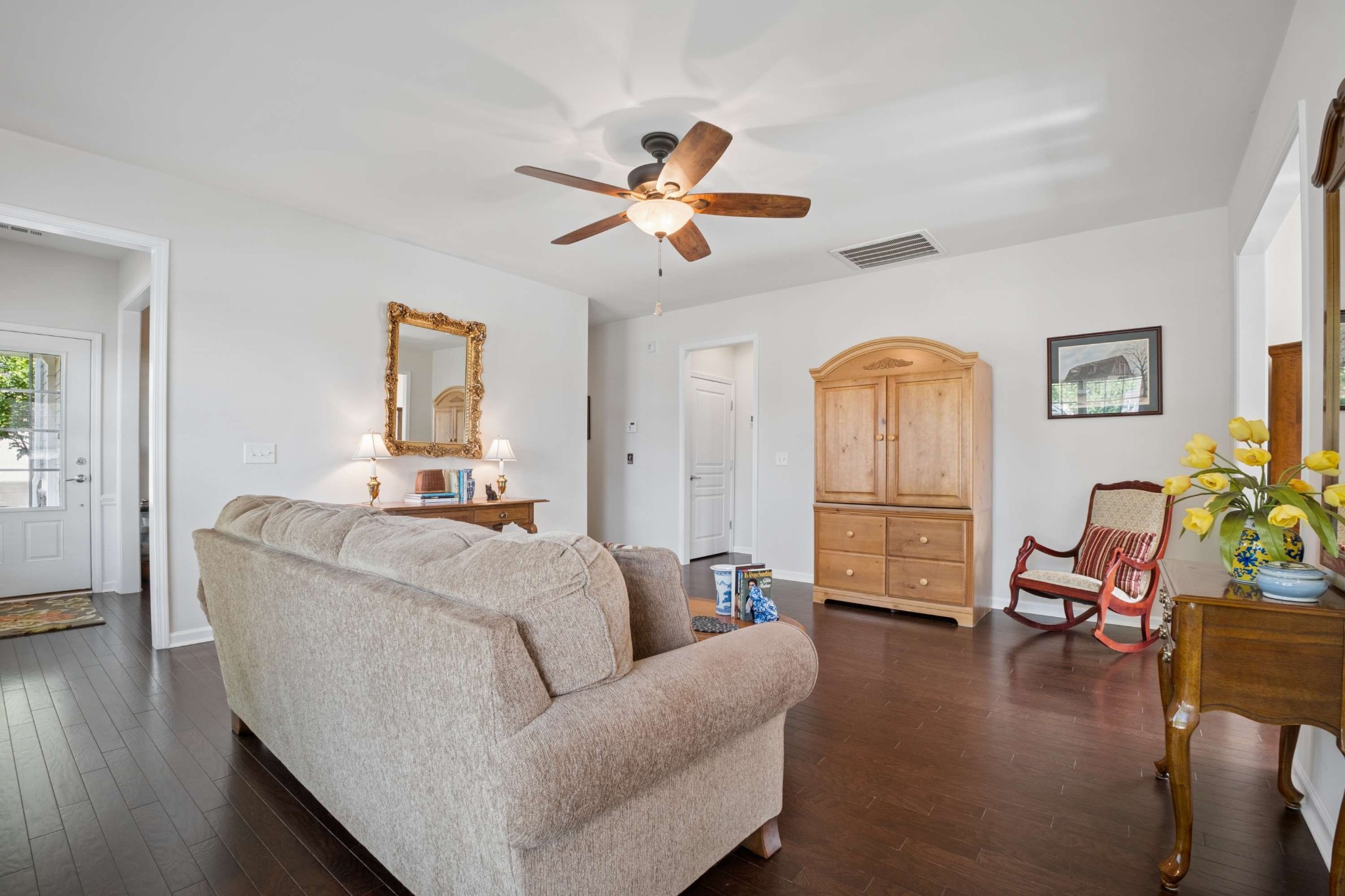300 Blockade Lane Mount Juliet, TN 37122 - Photo 11 of 36 a living room with furniture and a chandelier
