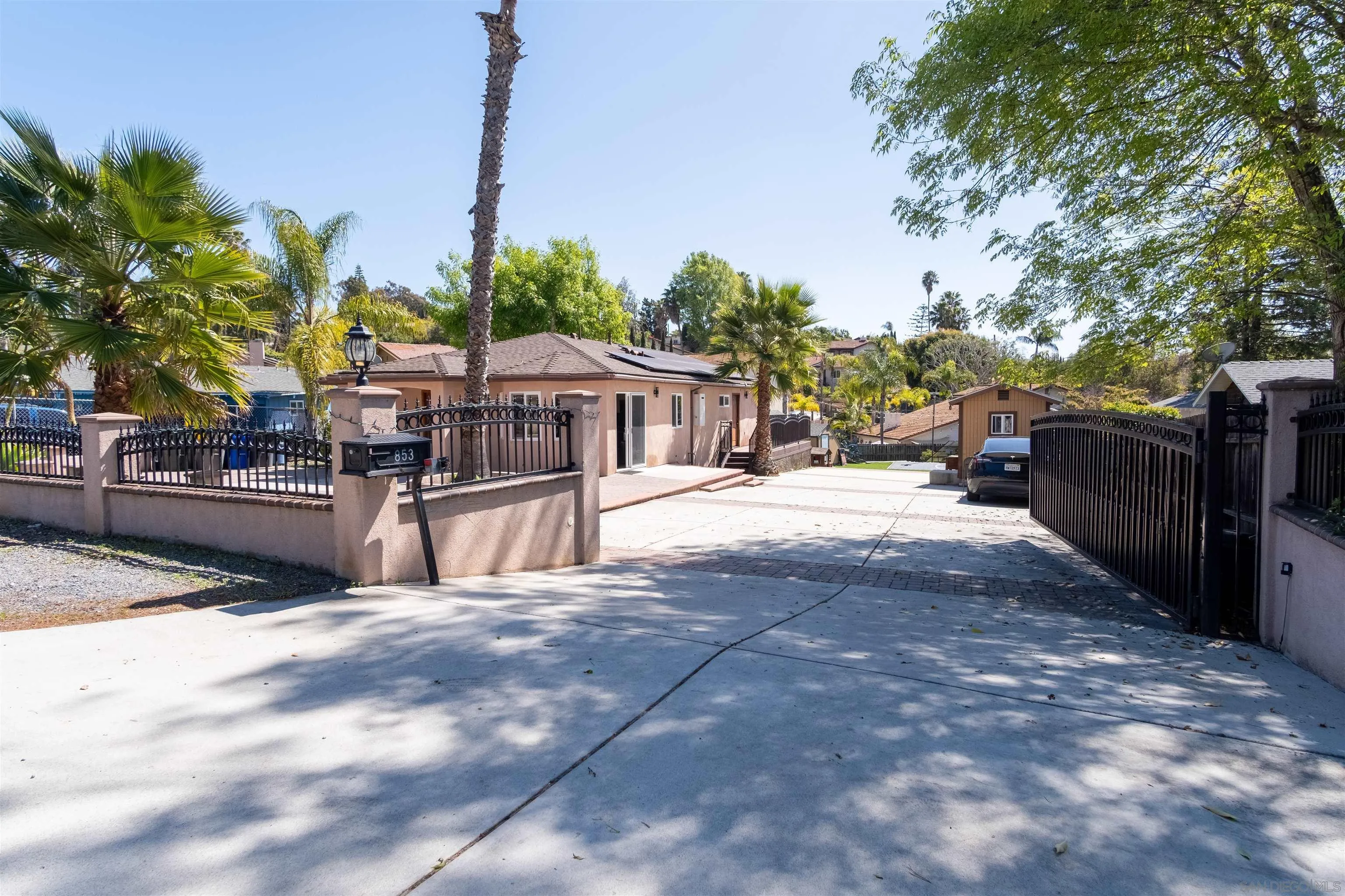 853 Crescent Drive Vista, CA 92084 - Photo 55 of 70 a view of a house with backyard and sitting area