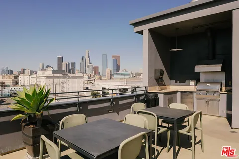 a room with gym equipment