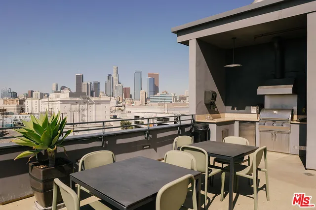 a room with gym equipment