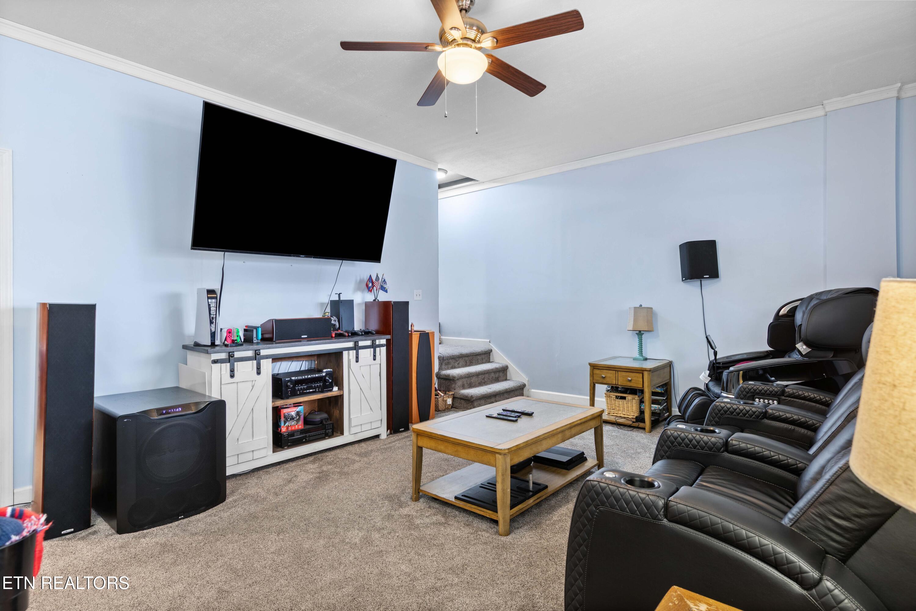 268 Windstone Boulevard Powell, TN 37849 - Photo 29 of 39 Basement Theater Room