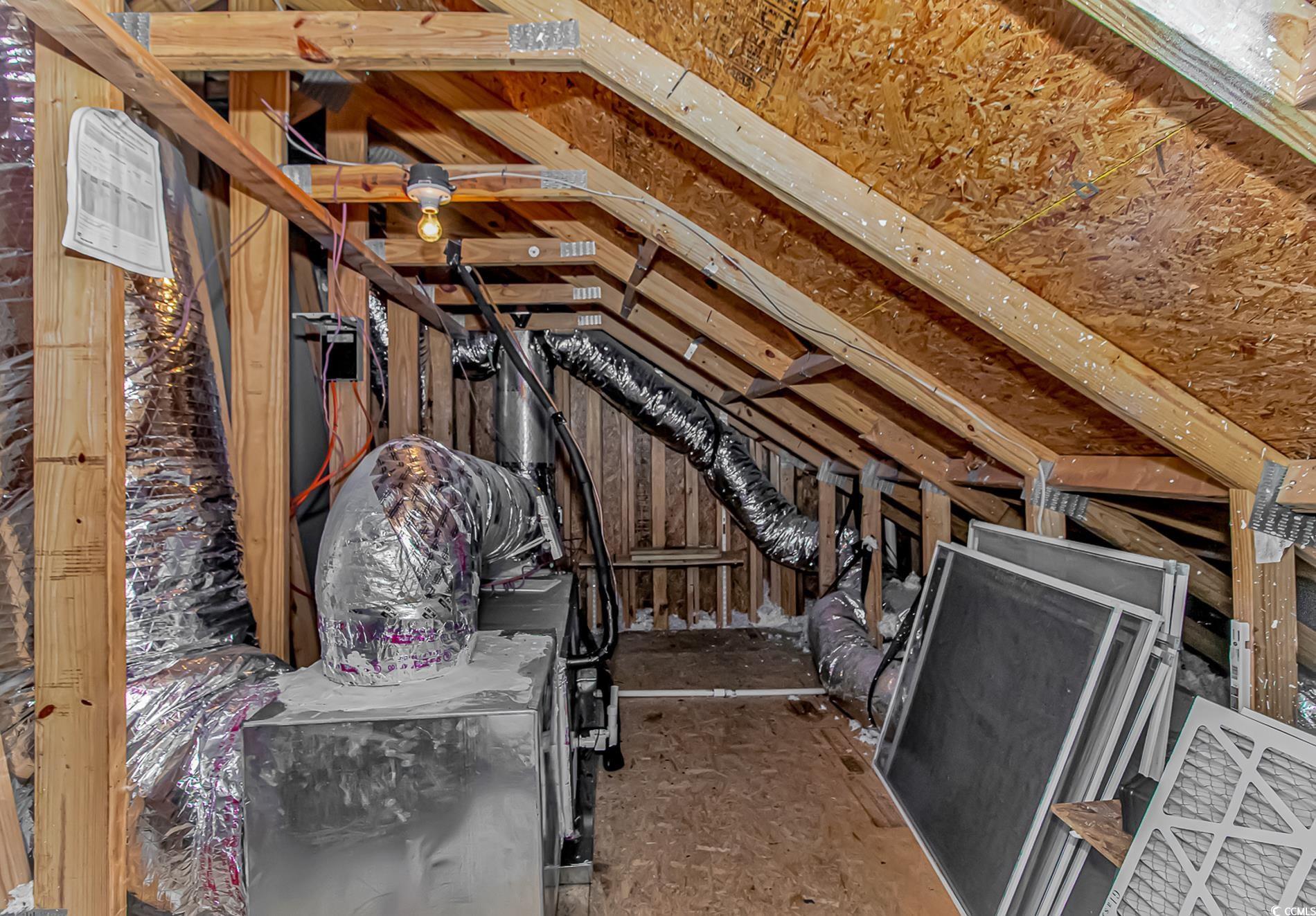 751 Painted Bunting Drive, Unit E Murrells Inlet, SC 29576 - Photo 33 of 40 View of unfinished attic