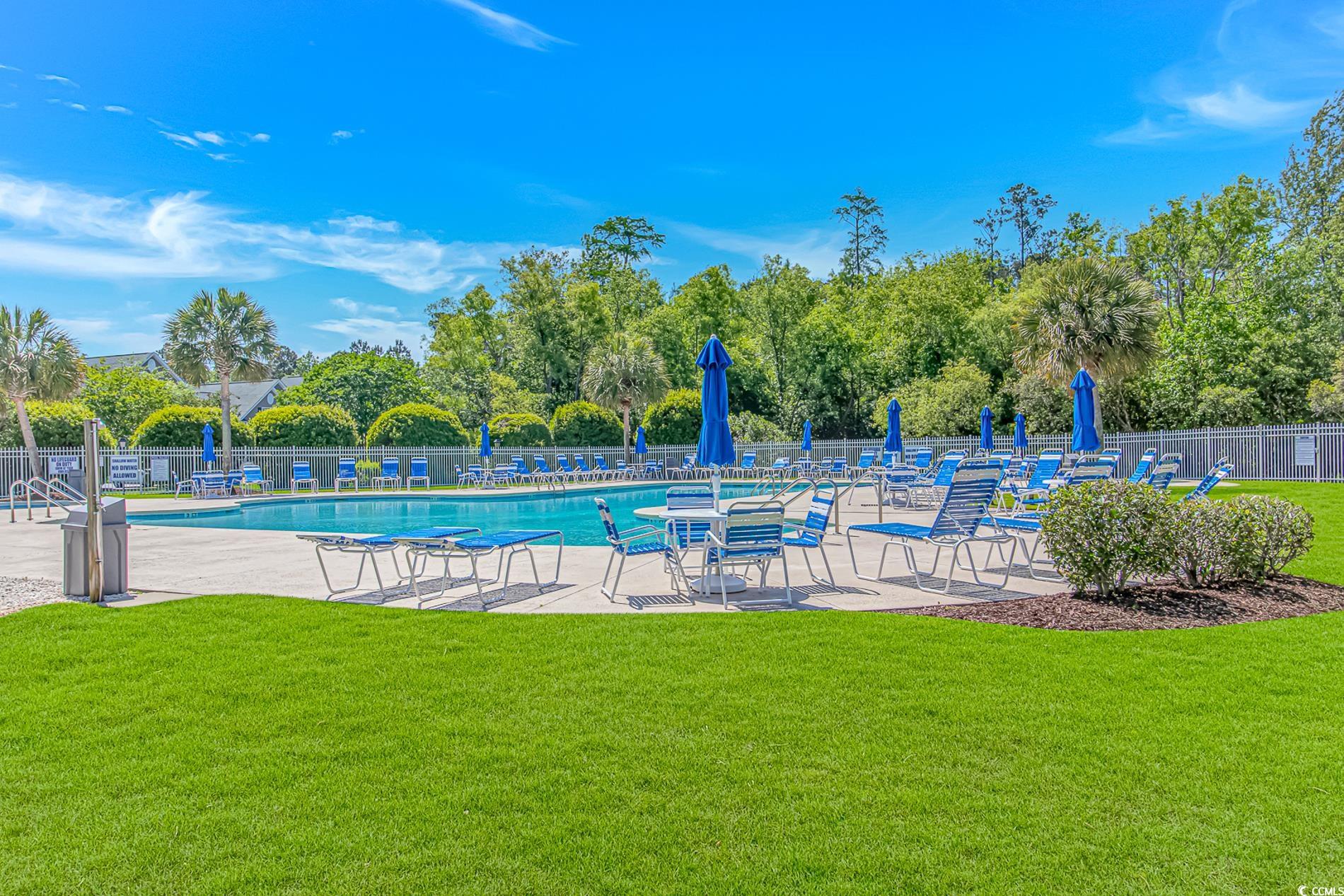 751 Painted Bunting Drive, Unit E Murrells Inlet, SC 29576 - Photo 39 of 40 Community pool featuring a patio