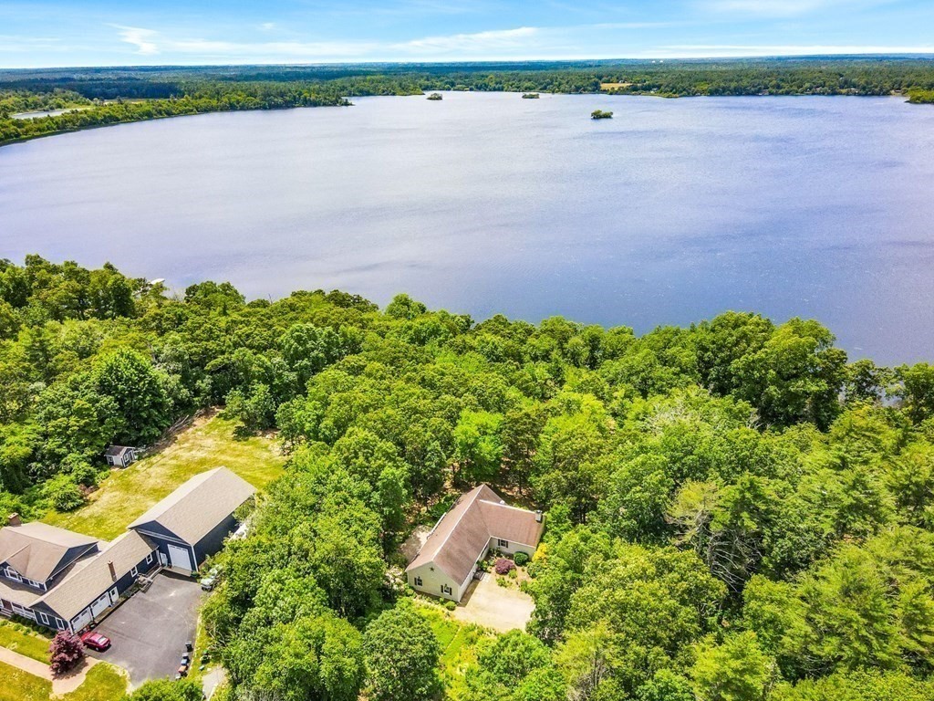 405 Neck Road Rochester, MA 02770 - Photo 12 of 36 an aerial view of a yard