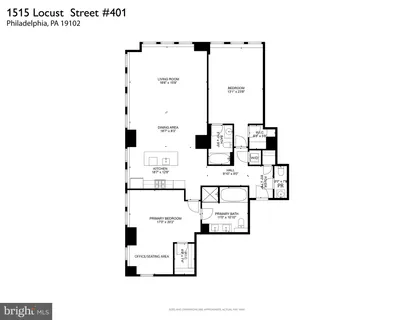 $739,000 | 1515 Locust Street, Unit 401, Philadelphia, PA 19102