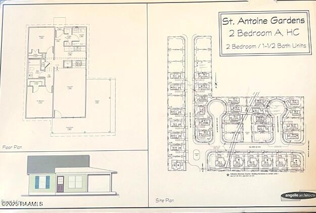 704 Hellen Street Lafayette, LA 70501 - Photo 3 of 3 Floor Plan 2 bedroom