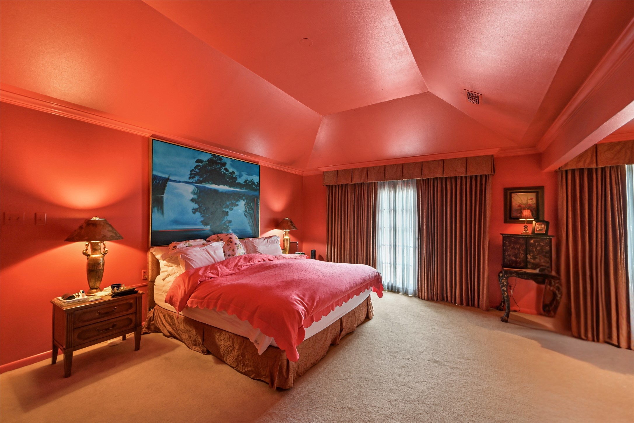 435 Flint Point Drive Piney Point Village, TX 77024 - Photo 19 of 32 a bed room with a bed and a television