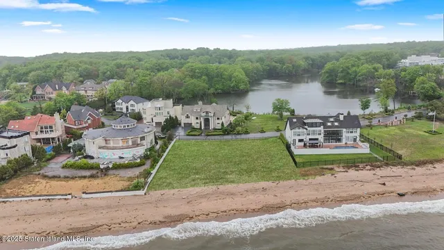 a view of a street with a park
