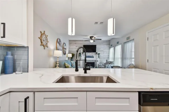 a room with a desk and chair