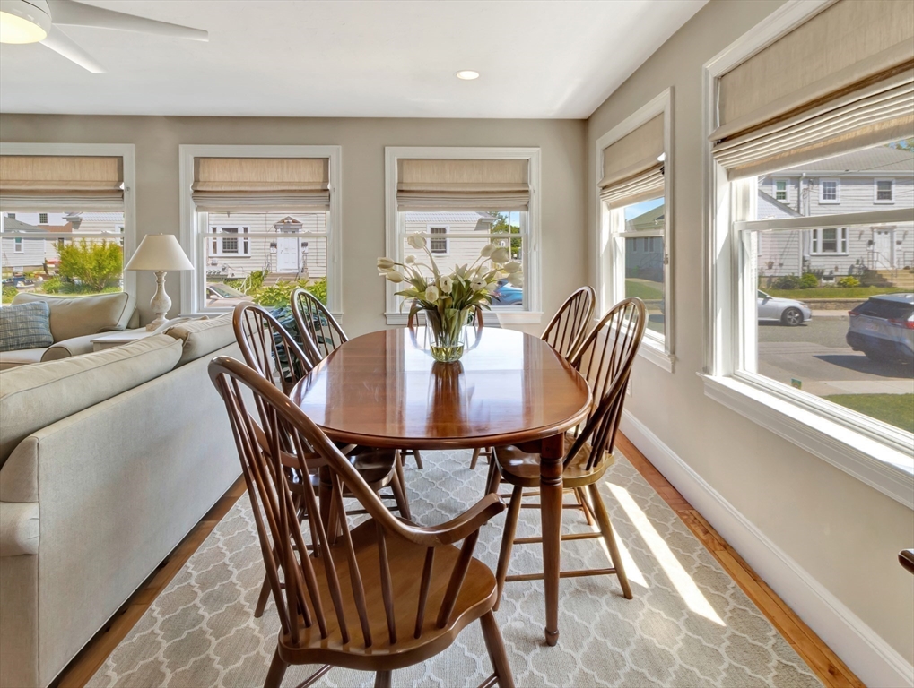 26 C Street Hull, MA 02045 - Photo 16 of 42 a view of a dining room with furniture window and outside view