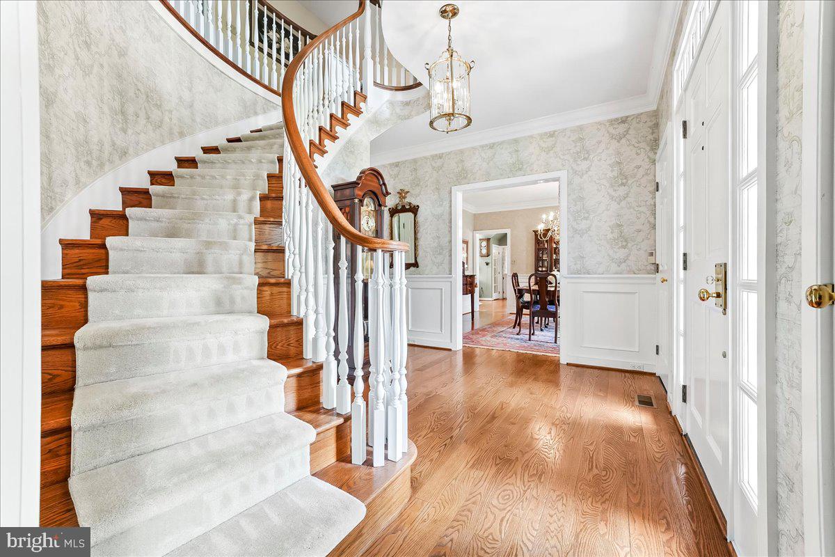 7 Bolingbroke Road West Chester, PA 19382 - Photo 2 of 86 Elegant foyer with sweeping staircase.