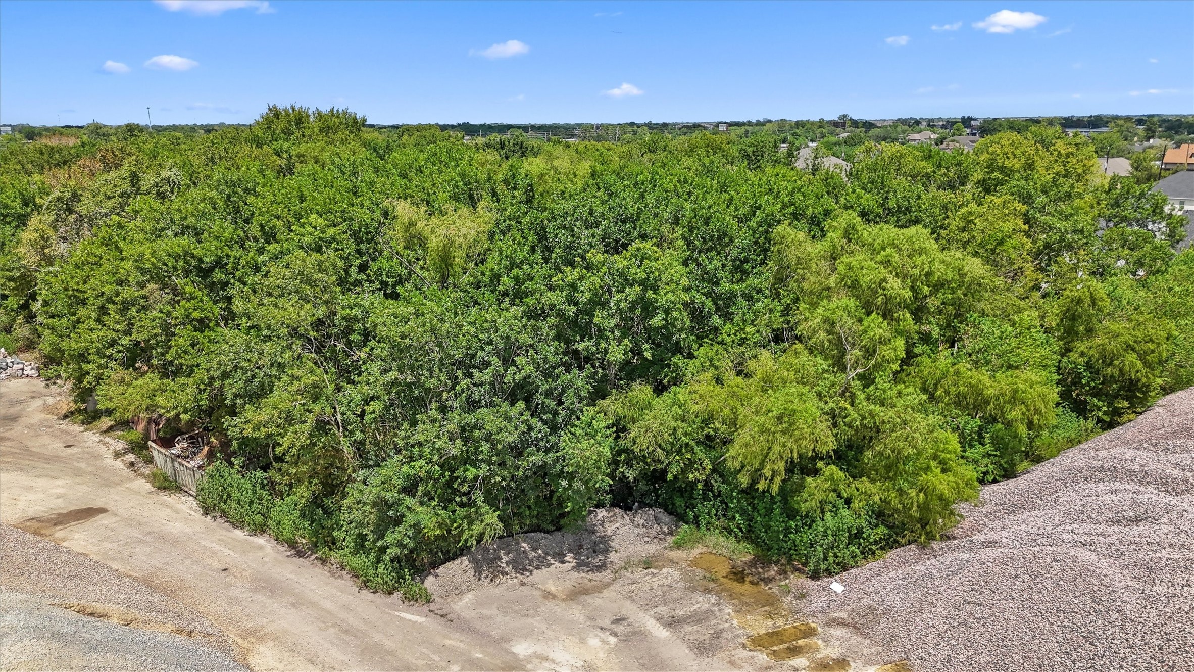 0 Pinedale Avenue Rosharon, TX 77583 - Photo 7 of 19 a view of a yard with plants and a bench under an umbrella