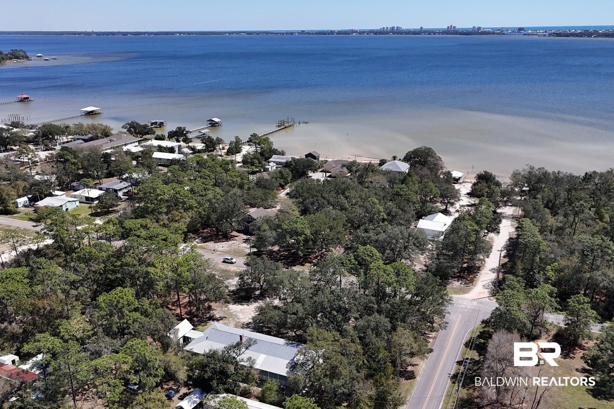 30671 Magnolia Street Elberta, AL 36530 - Photo 66 of 68 Drone / aerial view with a water view