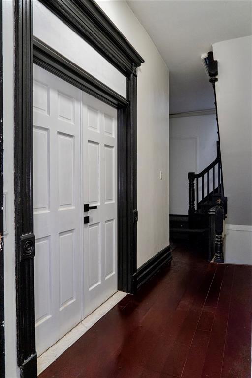 43 Linden Street Brooklyn, NY 11221 - Photo 4 of 9 a view of a livingroom from a hallway