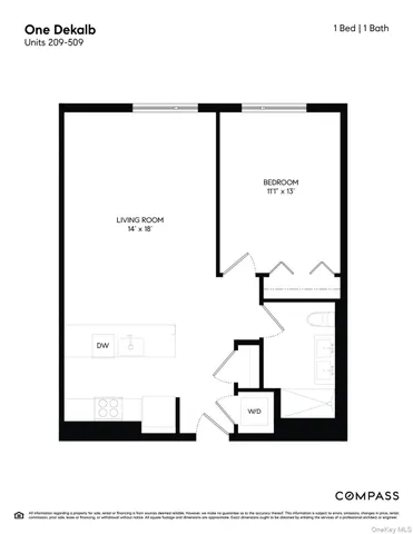 $2,900 | 1 Dekalb Avenue, Unit 509, White Plains, NY 10605